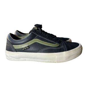 Vans Black and Olive Sneakers